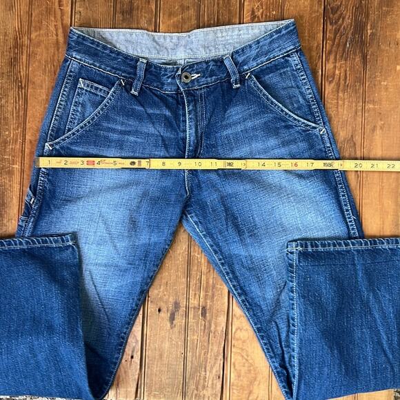 Women’s Adriano Goldschmied carpenter cropped mid rise jeans size 27 - Picture 3 of 9